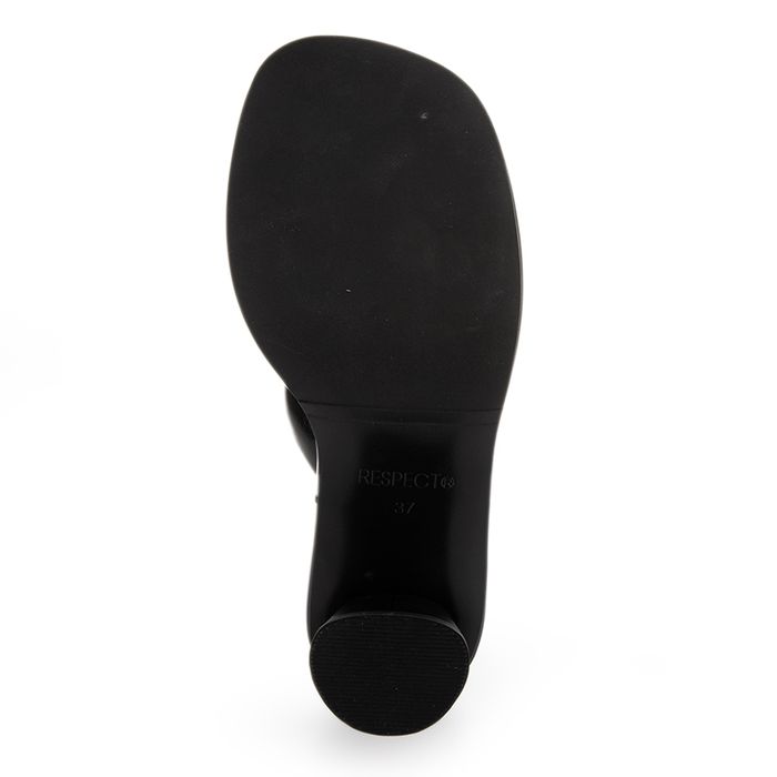 Чёрные пантолеты на каблуке Respect VS56-160402