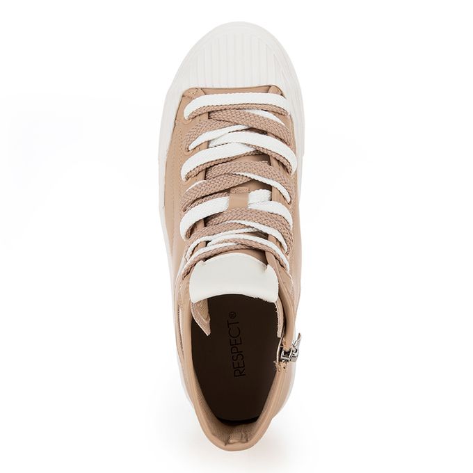 Бежевые кеды Respect