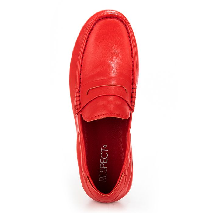 Respect қызыл мокасиндері VK87-162510