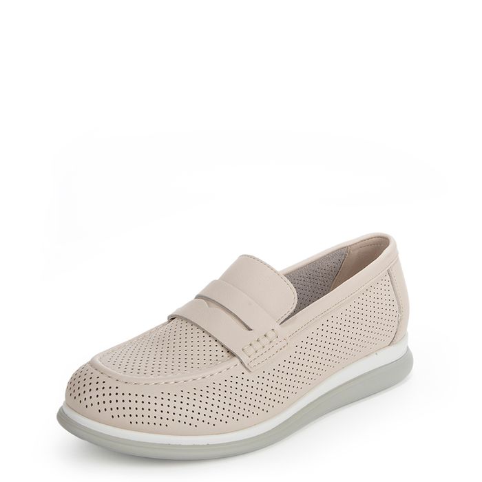 Бежевые лоферы Deutz DE13852-WB