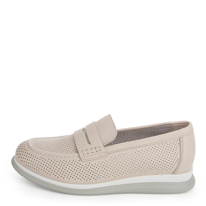 Бежевые лоферы Deutz DE13852-WB