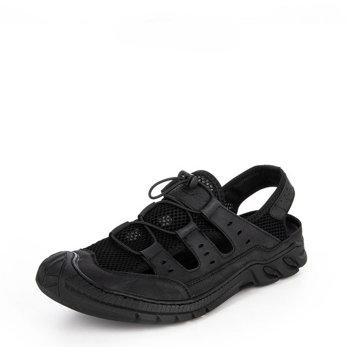 Чёрные сандалии Escan ES760561-1