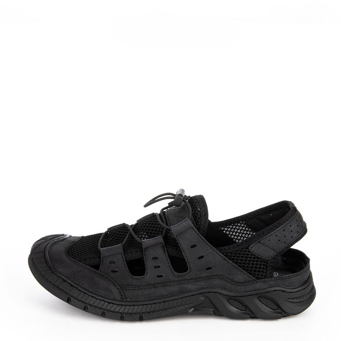 Чёрные сандалии Escan ES760561-1