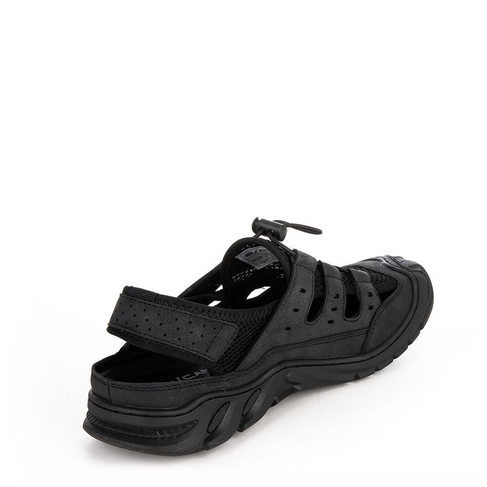 Чёрные сандалии Escan ES760561-1