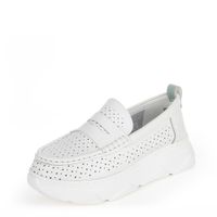 Der Spur ақ лоферлері XH031_02_06_SK K