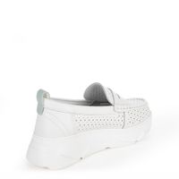 Der Spur ақ лоферлері XH031_02_06_SK K