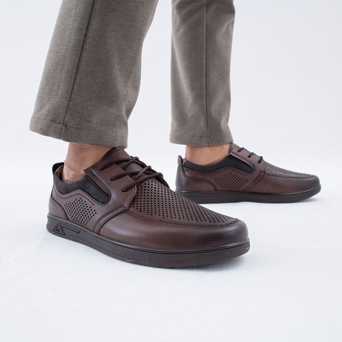 El Tempo қоңыр жартылай бәтеңкелері FL593_D2303-3_BROWN