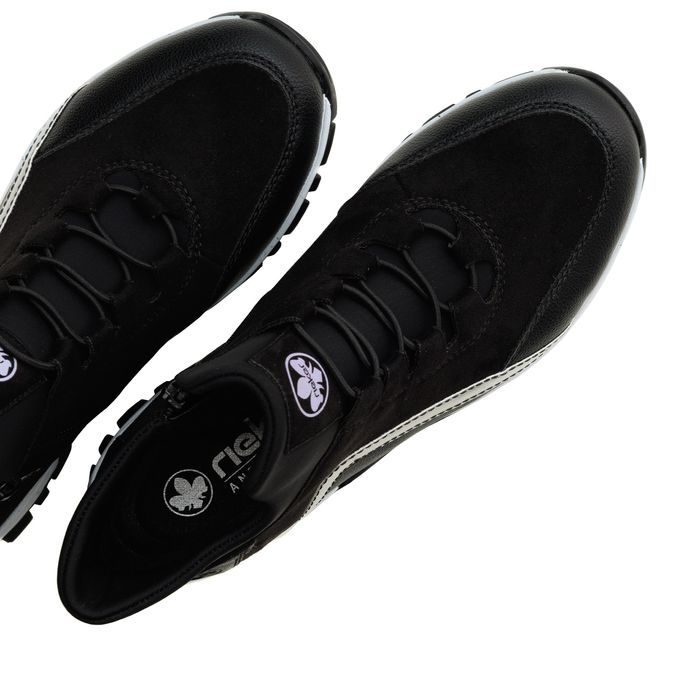 Чёрные кроссовки Rieker M9883-00