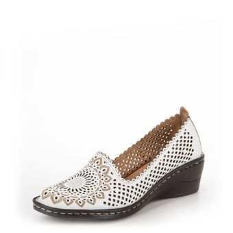 Белые туфли закрытые Respect