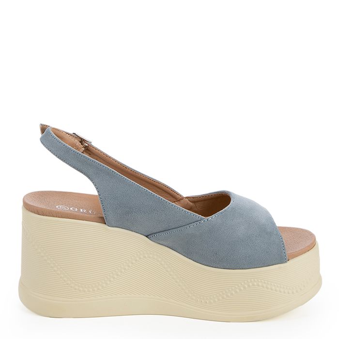 Grunberg көгілдір туфлиөкшесі ашық и носком 137570/01-05