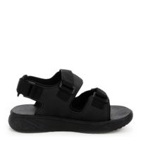 Crosby қара сандалдары 437098/06-01