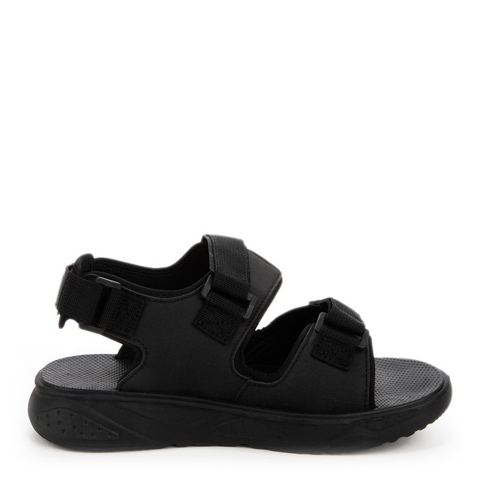 Crosby қара сандалдары 437098/06-01