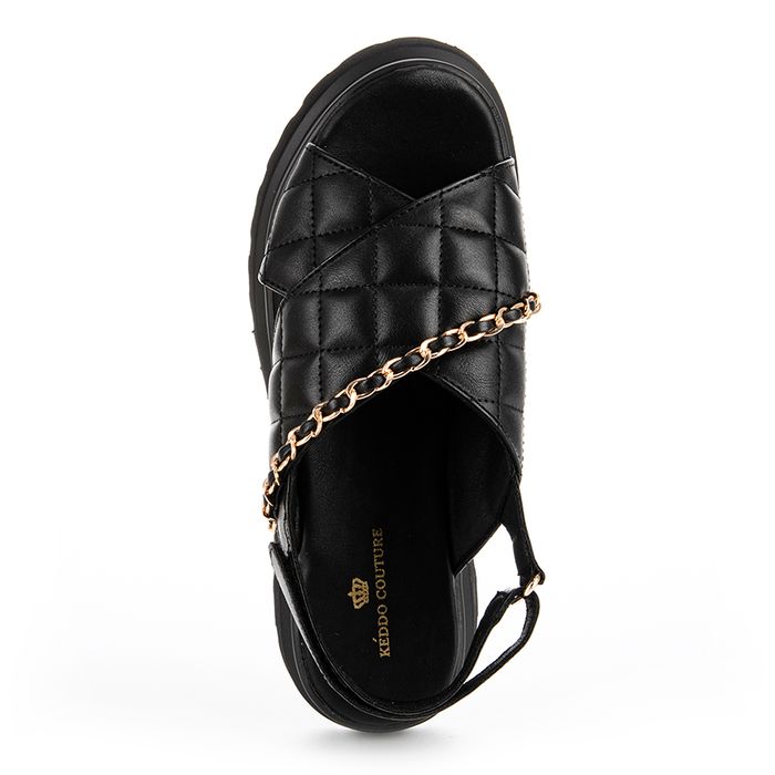 Keddo қара сандалдары 837102/09-02