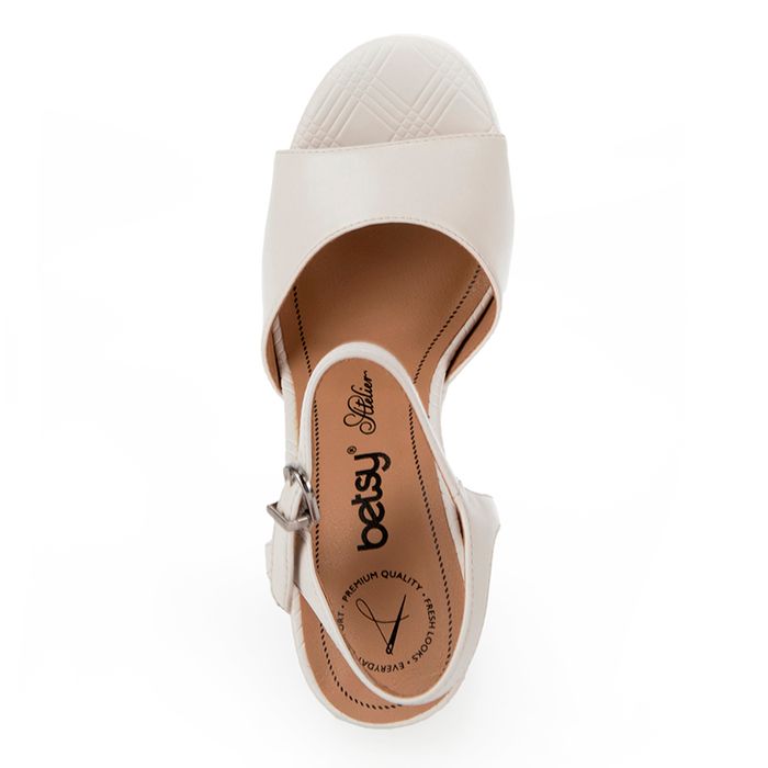 Betsy ақ туфли ашық табандары 937001/06-03