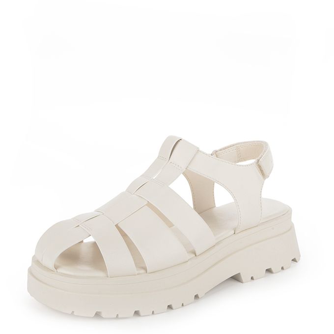 Betsy ақ сандалдары