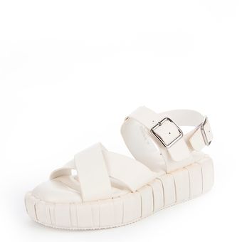 Betsy ақ сандалдары