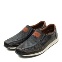 Синие полуботинки Rieker 11950-14