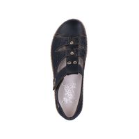 Синие туфли закрытые Rieker 44852-14