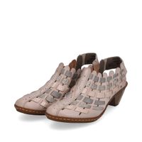 Мультиколорные туфли с открытой пяткой Rieker 46778-64