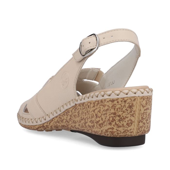 Rieker сарғыш туфлиөкшесі ашық и носком 66189-60