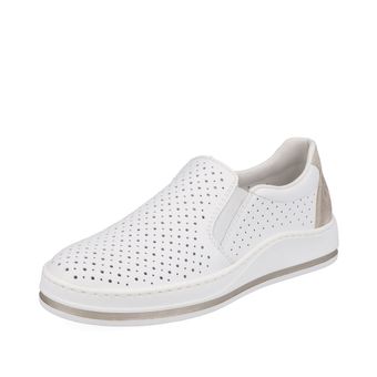 Rieker ақ слипондары