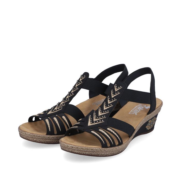 Rieker көк босоножкалары V2461-14