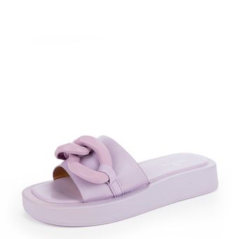 Фиолетовые пантолеты на платформе Keddo