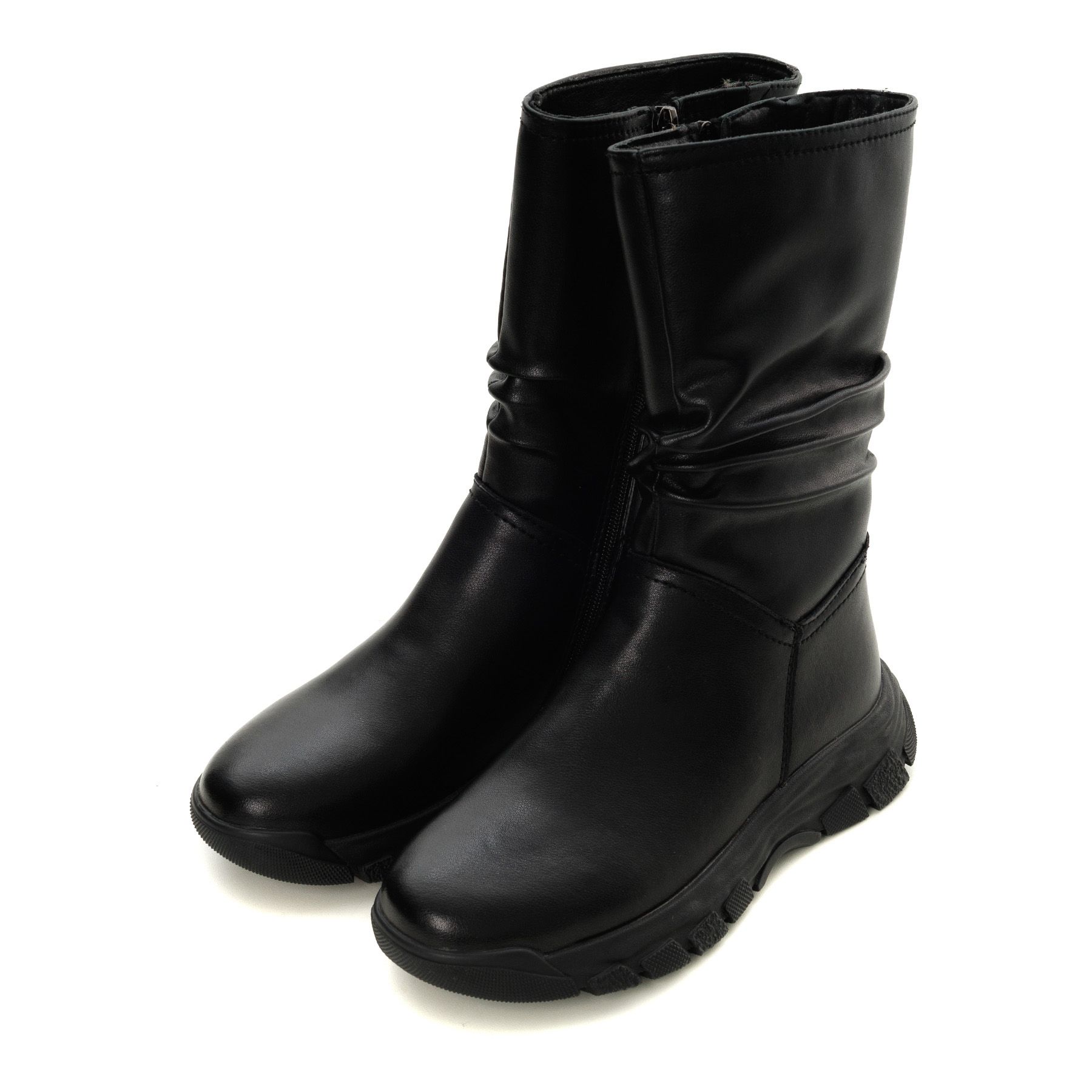 Чёрные полусапоги Baden EB010-020