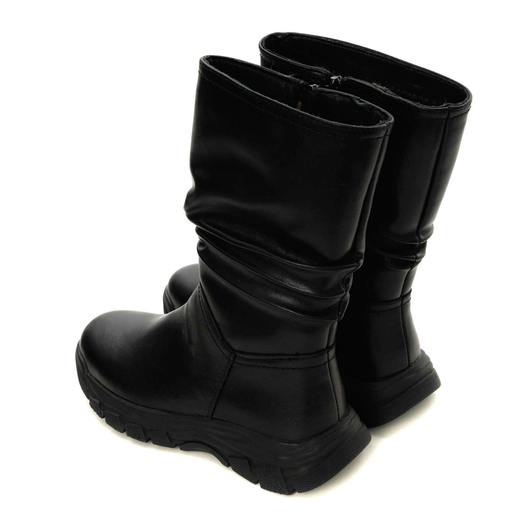 Чёрные полусапоги Baden EB010-020