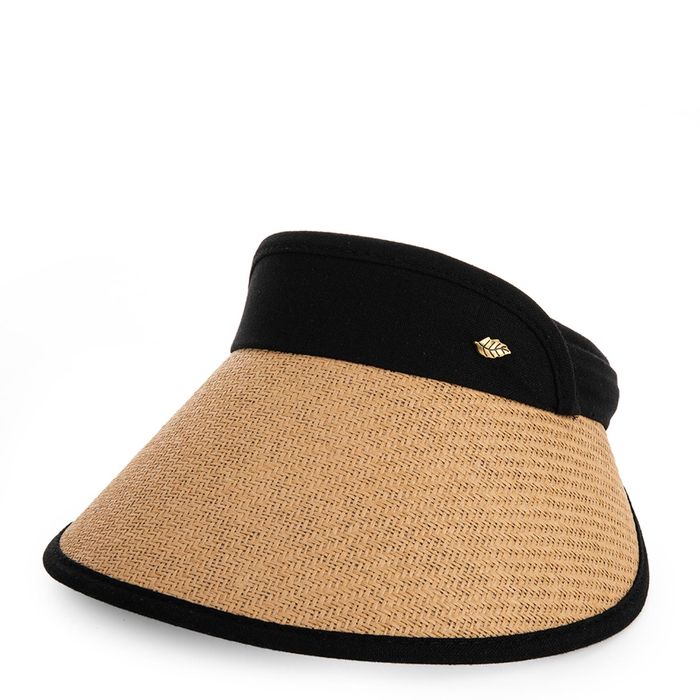 Мультиколорные козырьки Dispacci 2412_black and beige