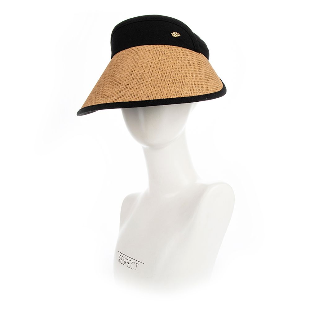 Мультиколорные козырьки Dispacci 2412_black and beige