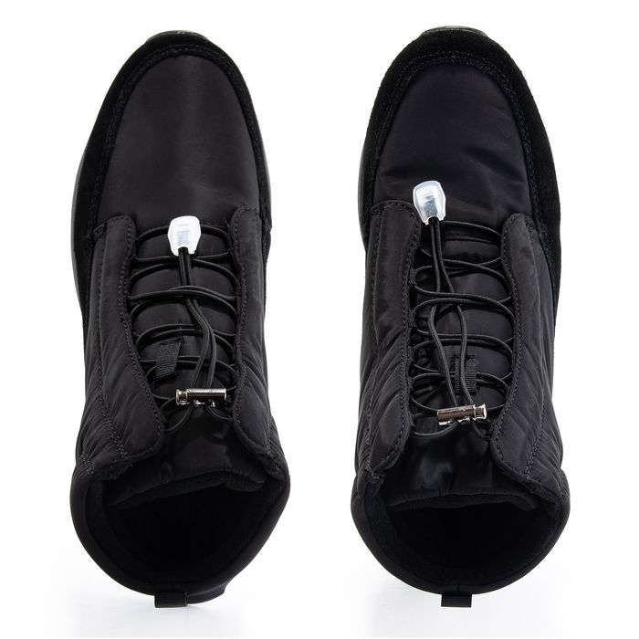 Escan қара үрілген аяқ киімі ES810047-1