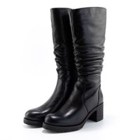 Francesco Donni қара етіктері F1F1 QC729-02U08