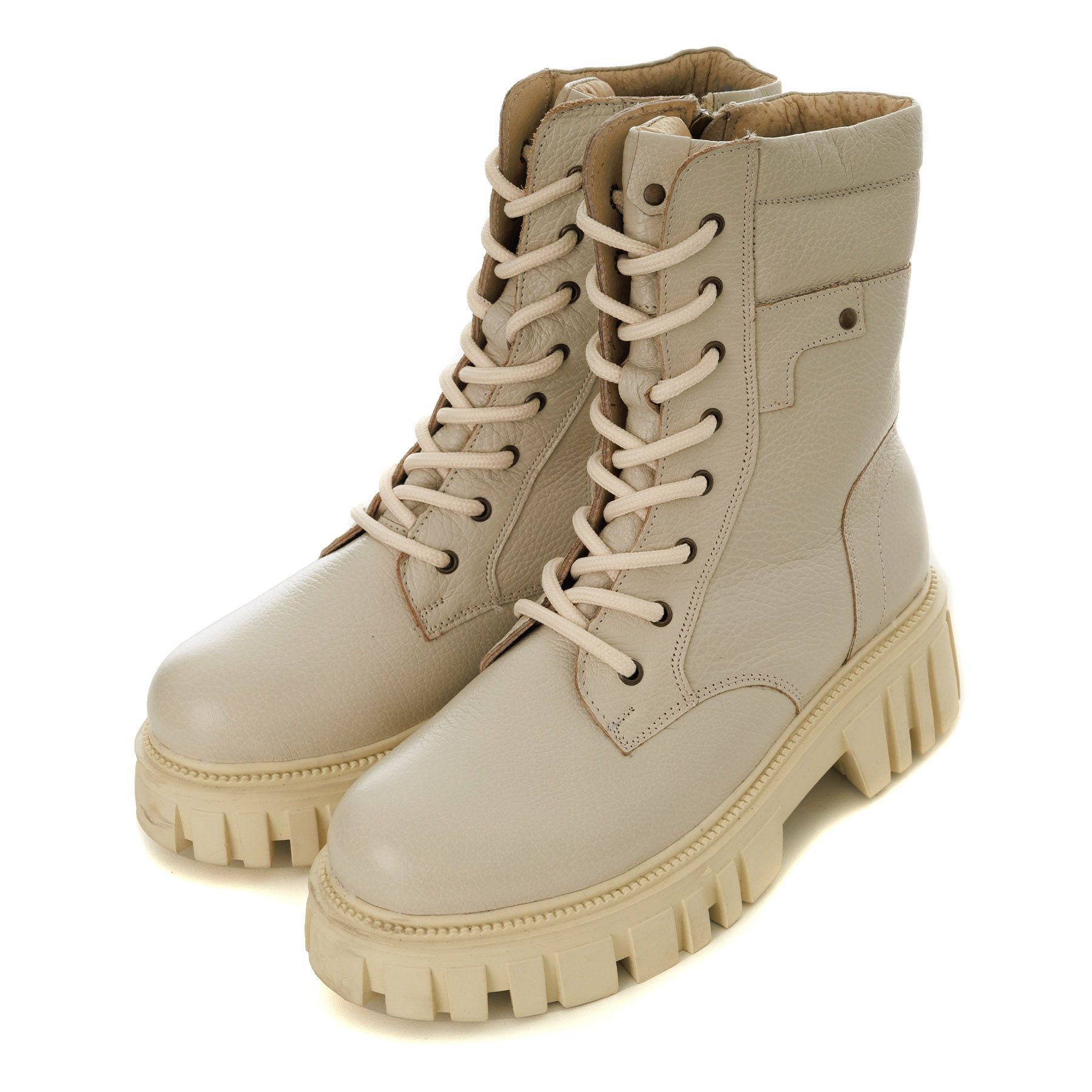 Бежевые берцы laFossa M7086-01-06