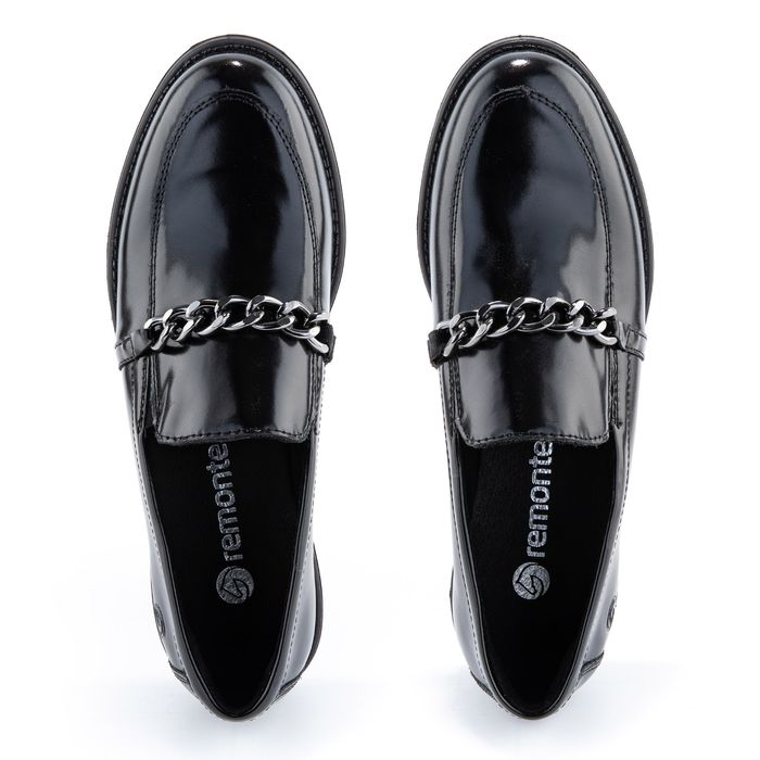 Remonte қара лоферлері D0F03-03