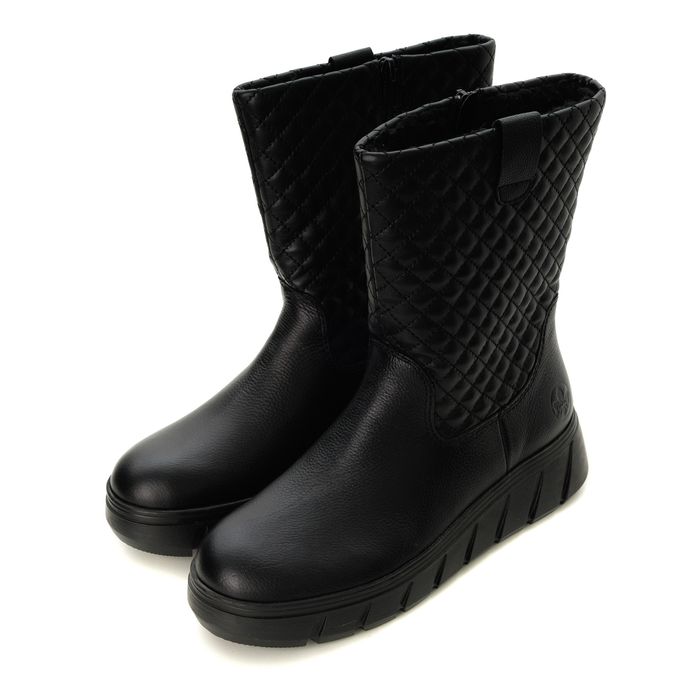 Rieker қара жартылай етіктері Y3553-00