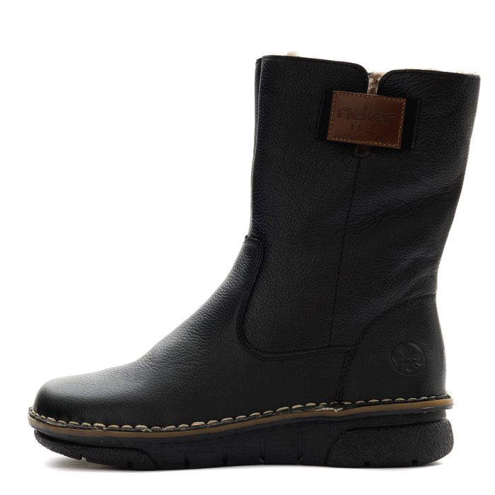 Чёрные полусапоги Rieker 73350-00