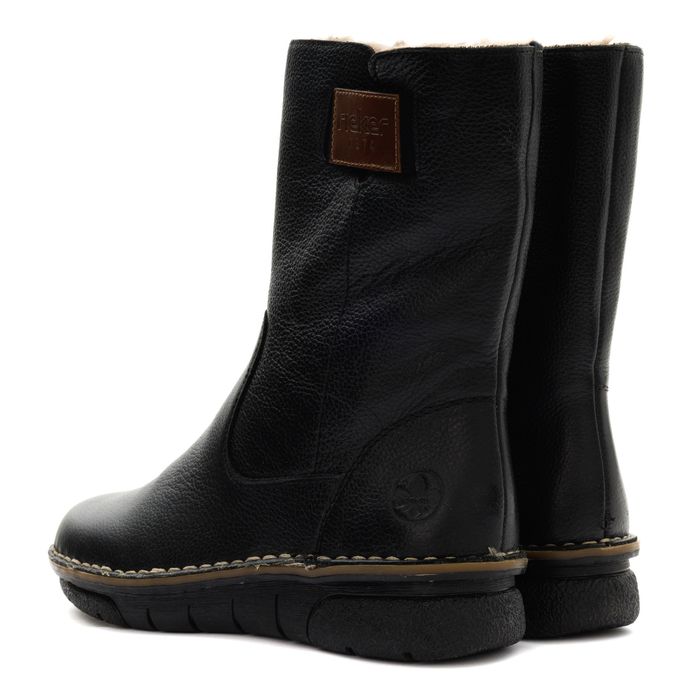 Rieker қара жартылай етіктері 73350-00