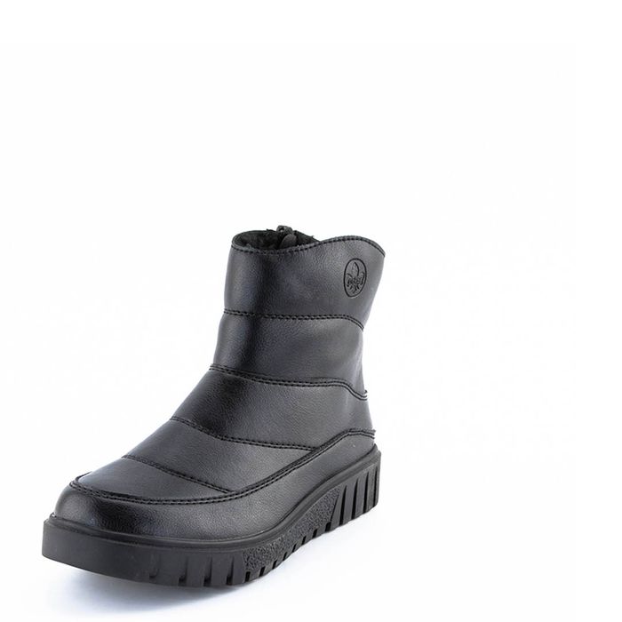 Rieker қара үрілген аяқ киімі Y3460-00