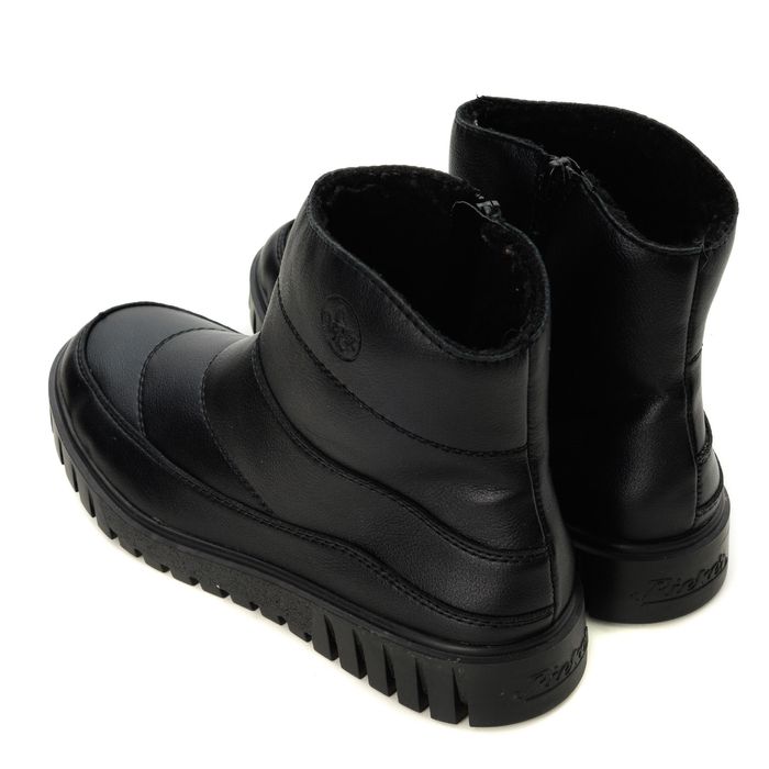 Rieker қара үрілген аяқ киімі Y3460-00