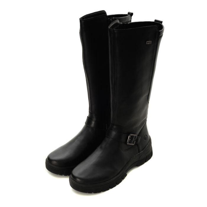 Remonte қара етіктері D0E75-01