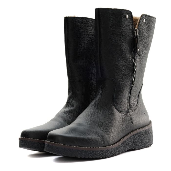 Чёрные сапоги Rieker Y4653-00