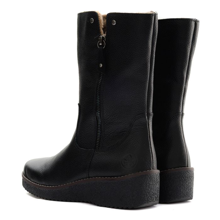Чёрные сапоги Rieker Y4653-00