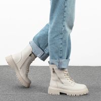 Бежевые берцы Deutz DE14858-WN