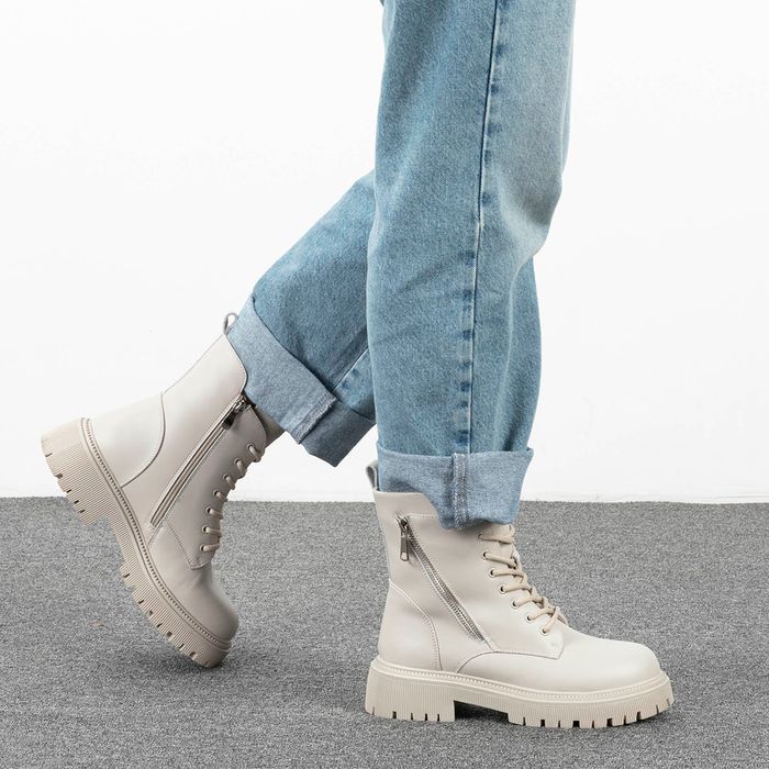 Бежевые берцы Deutz DE14858-WN