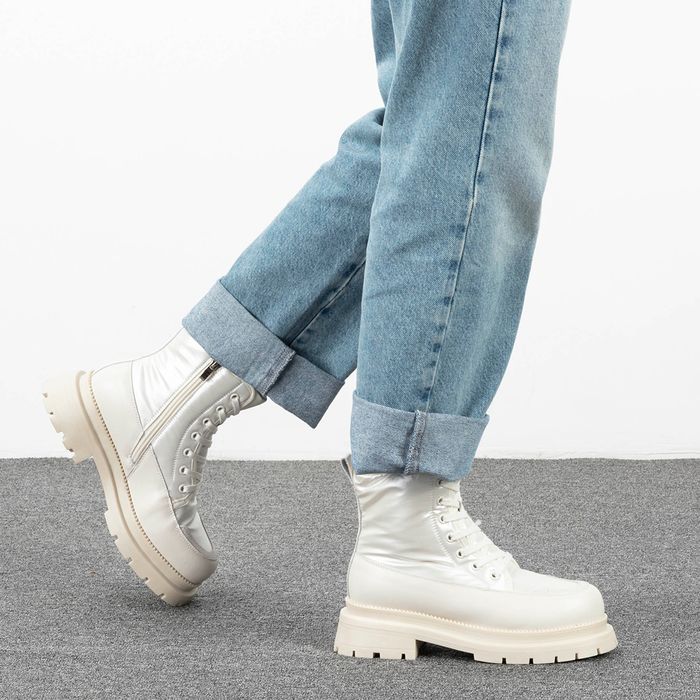 Бежевые берцы Deutz DE15712-WN