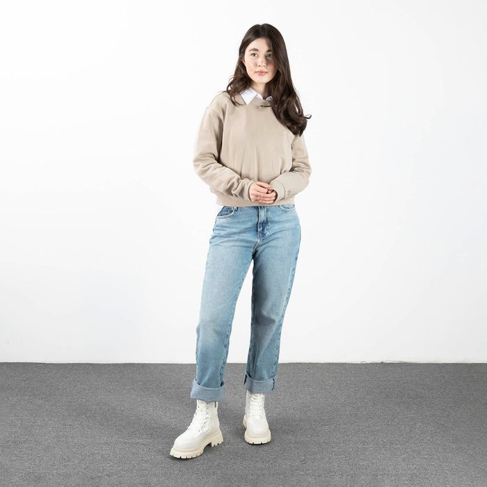 Бежевые берцы Deutz DE15712-WN