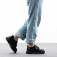 Deutz қара жартылай бәтеңкелері DE15721-WW