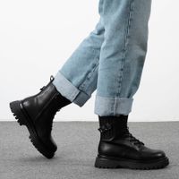 Чёрные берцы Deutz DE15815-WN