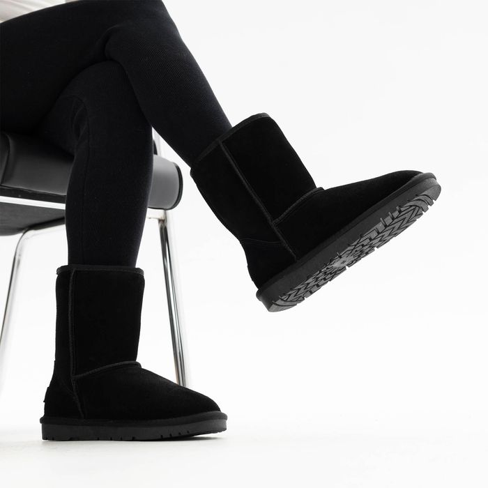 Чёрные угги Respect VK11-168357